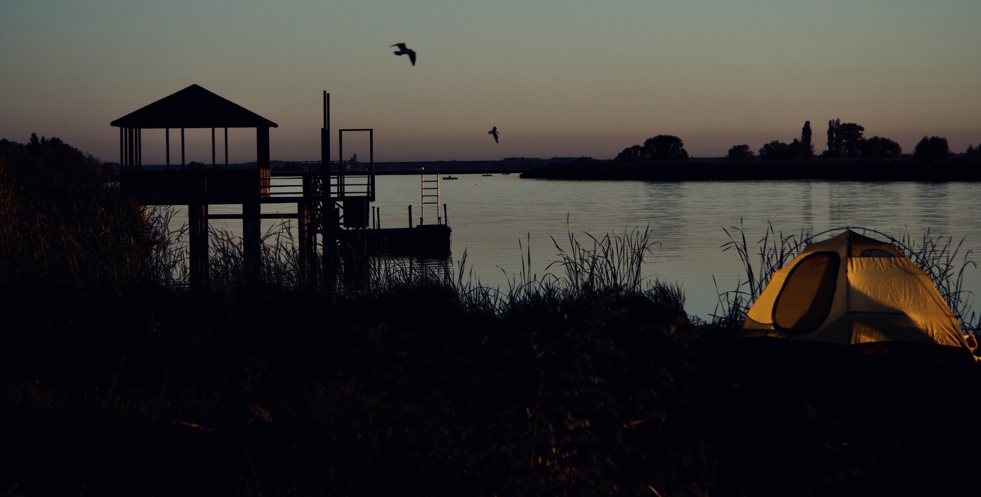 На вечерней зорьке