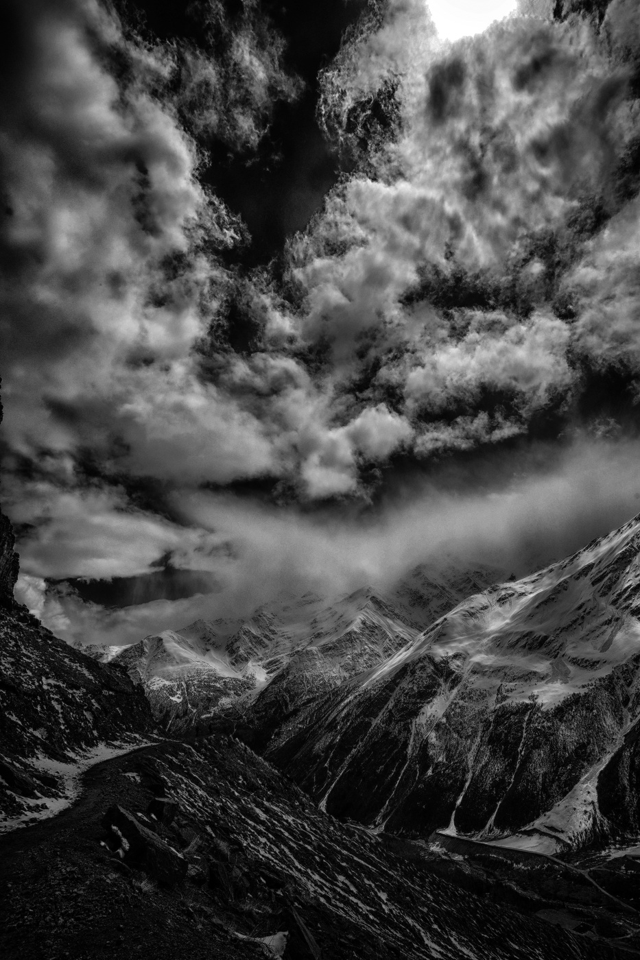 На горной тропе