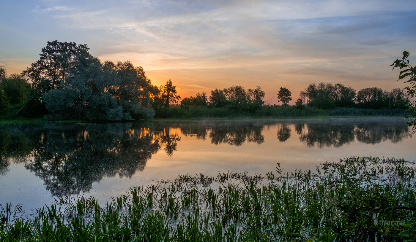 Тишина на рассвете.