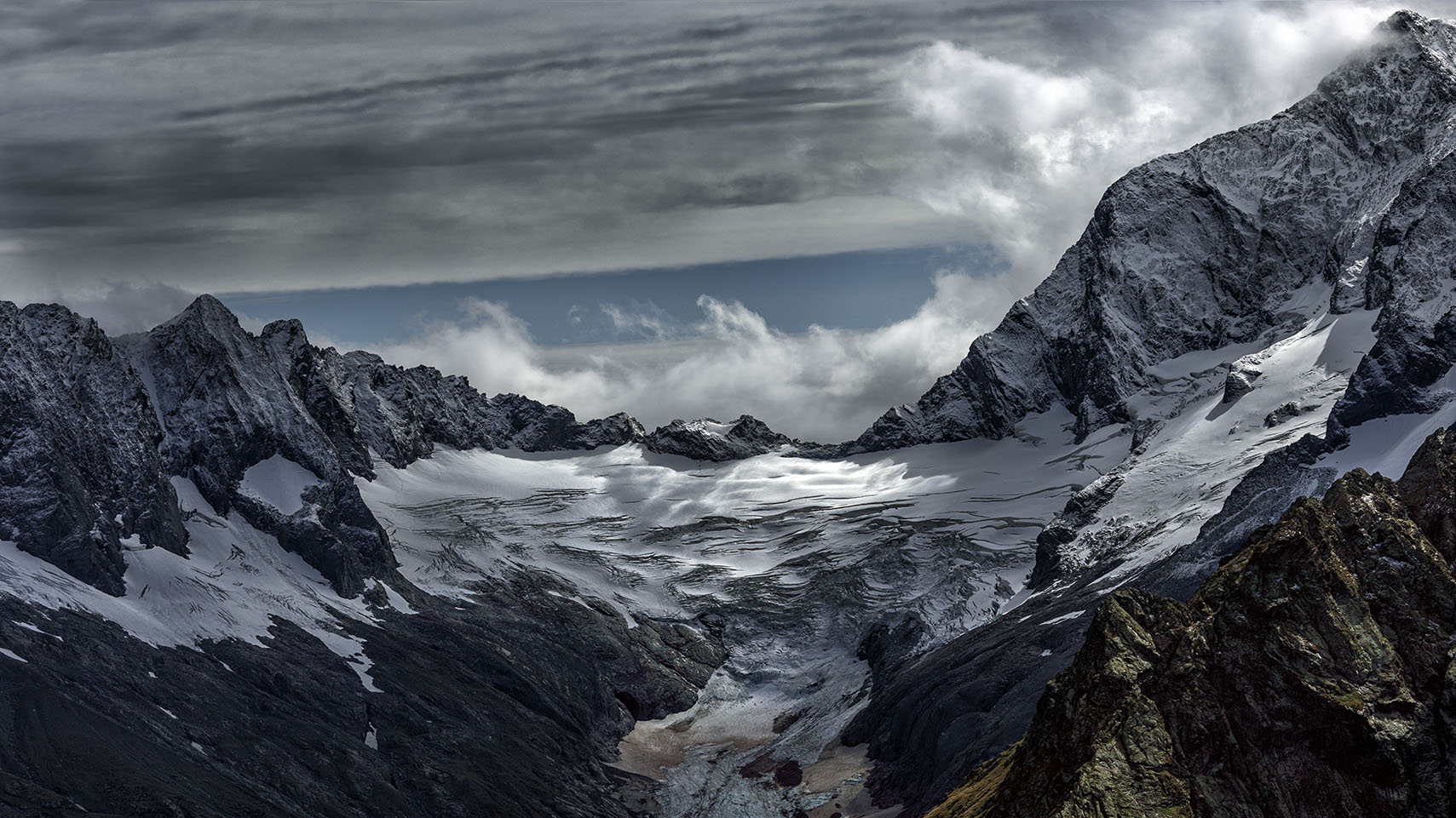 Ледники и облака...