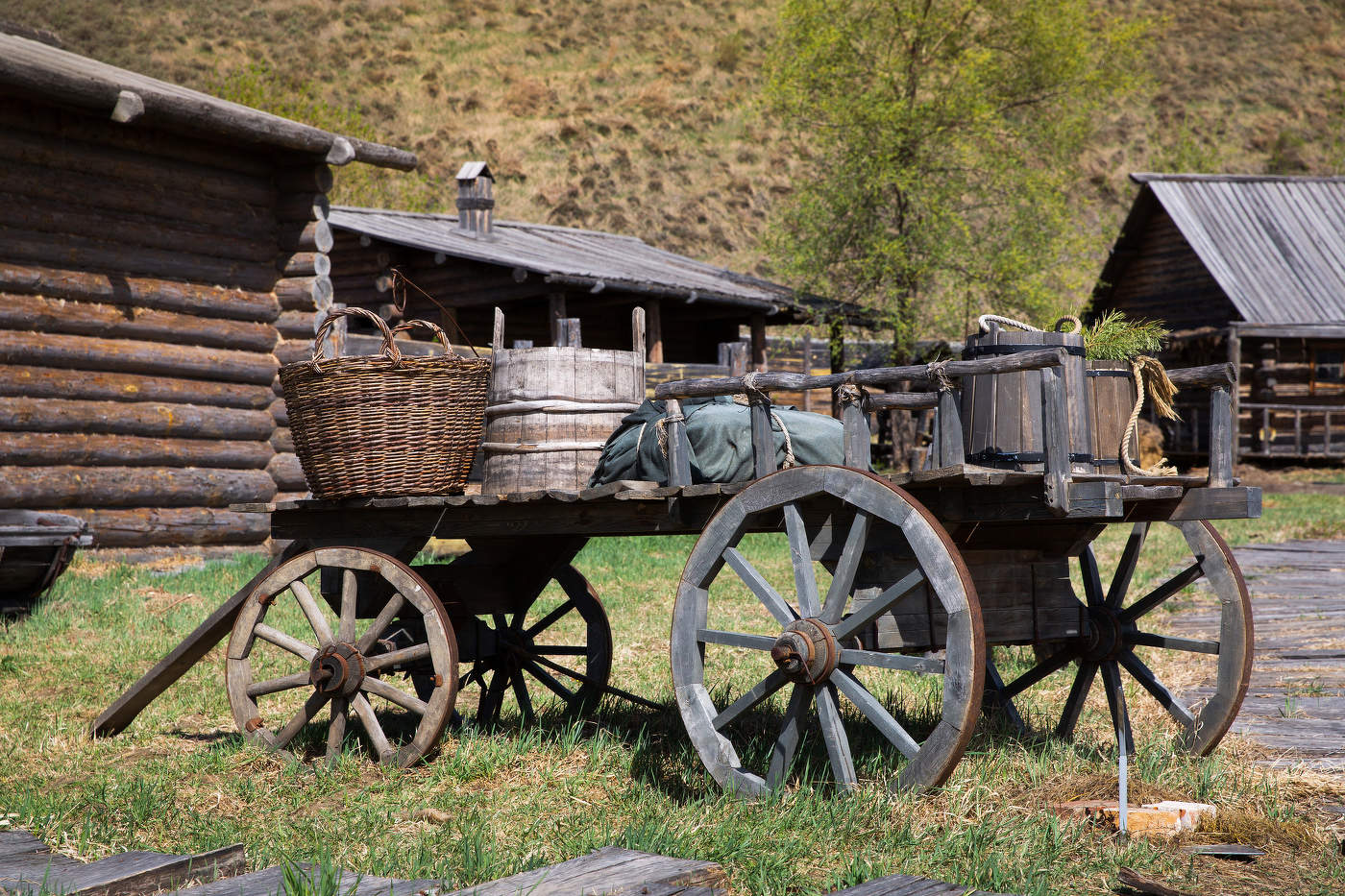 Там, где снимали "Тобол"«Посад сибирских старожилов»