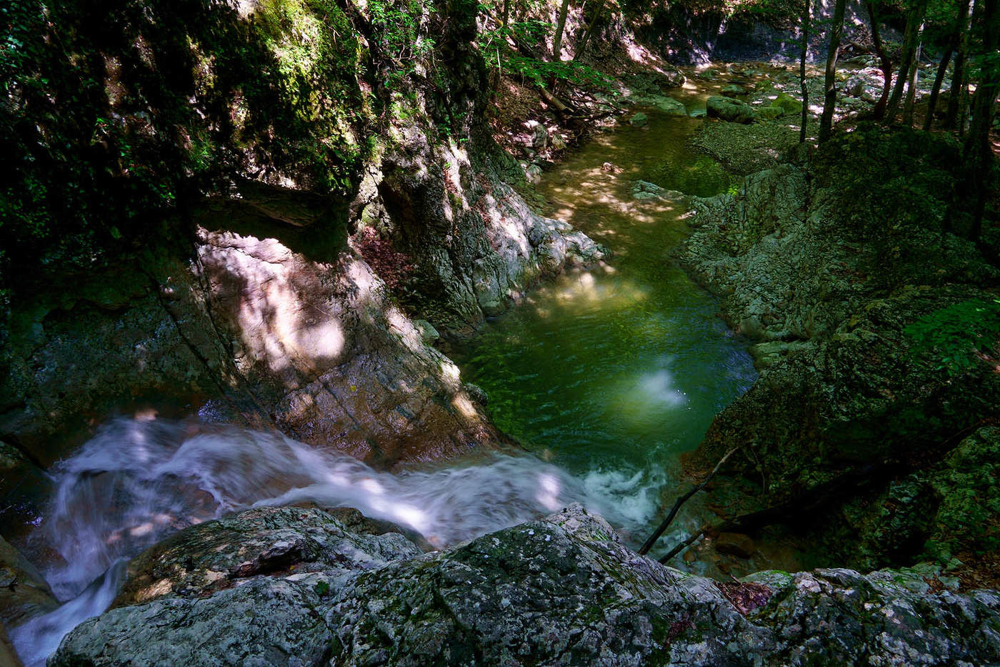 Водопад Ущельный