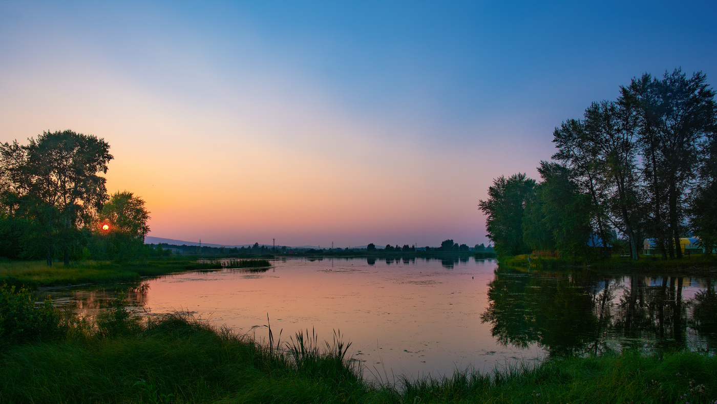 Вечернее озеро