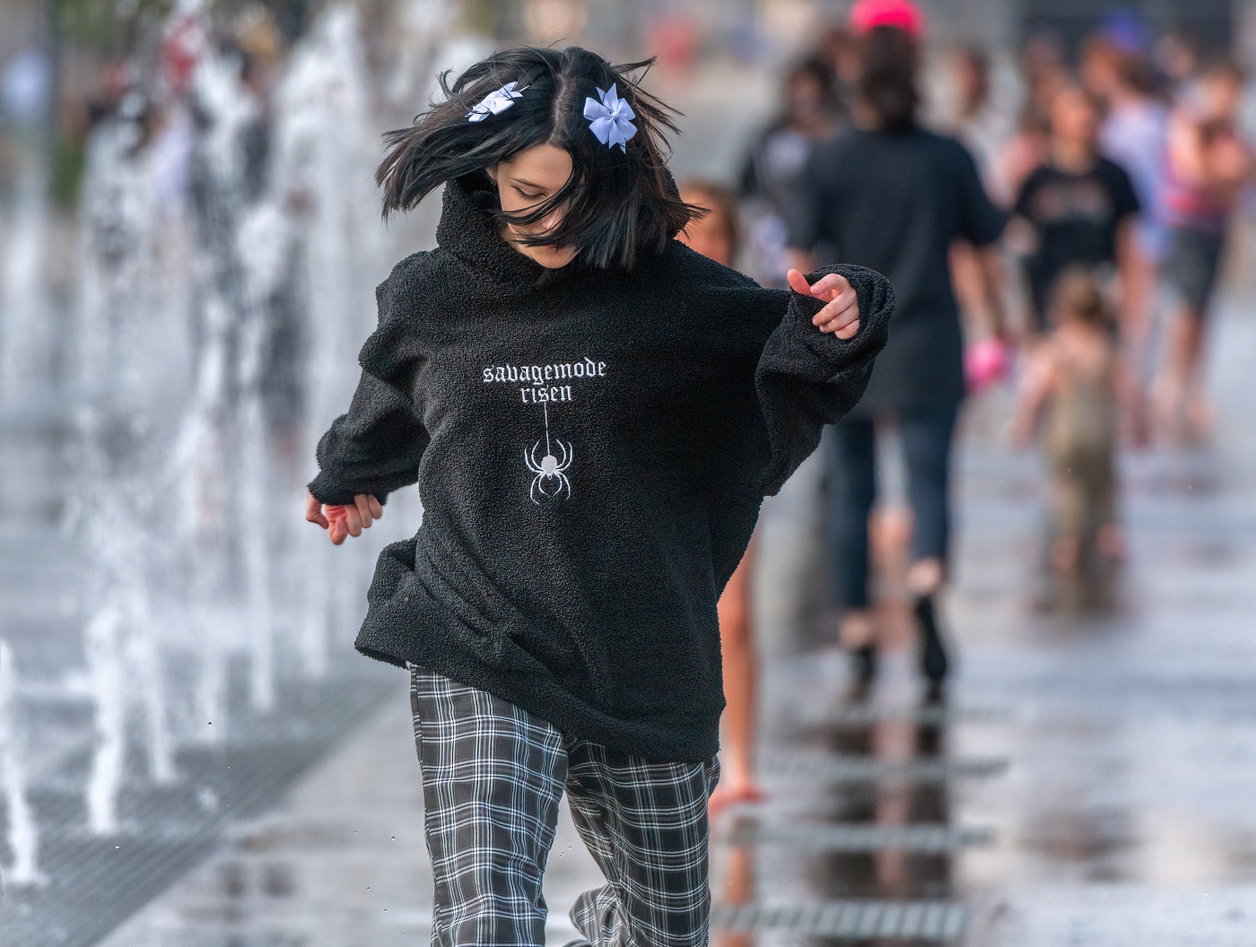 В жаркий день