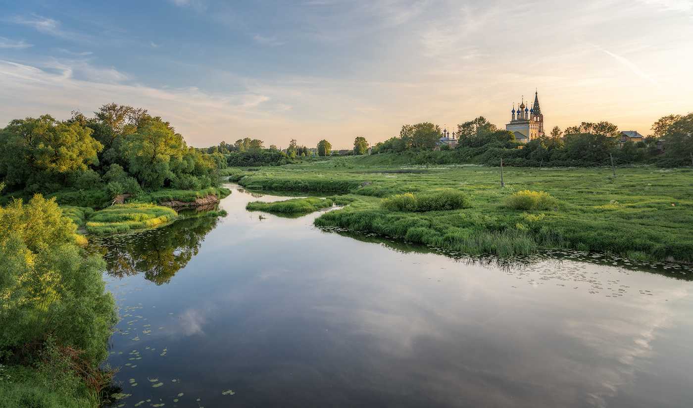 Летний вечер.