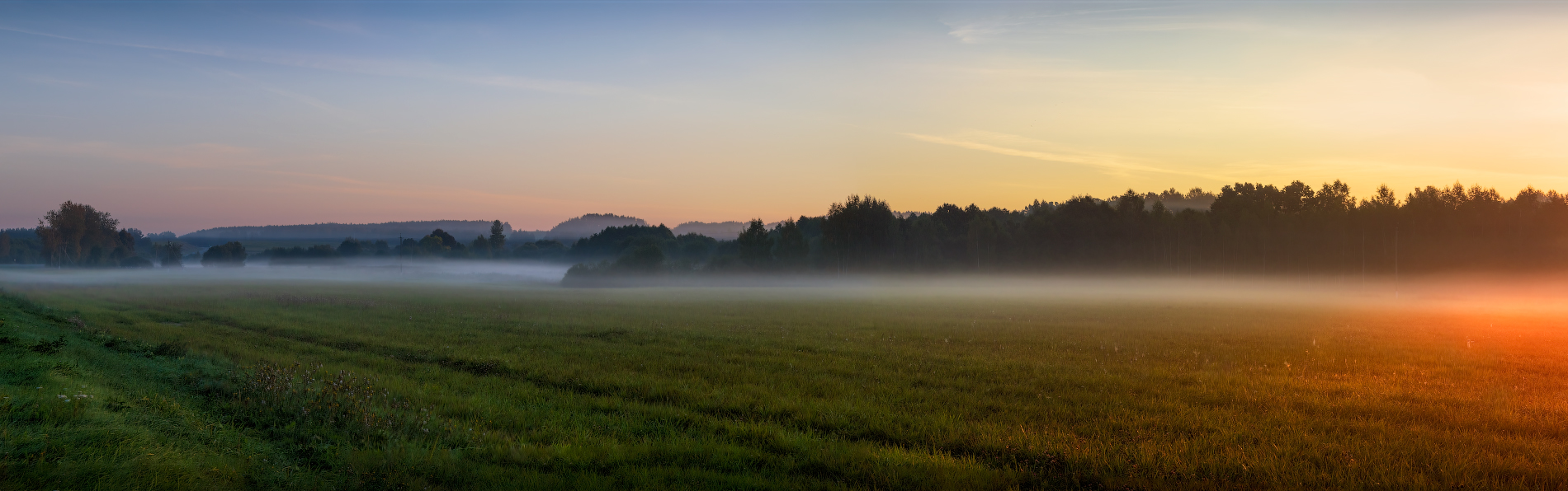 Панорама рассвета