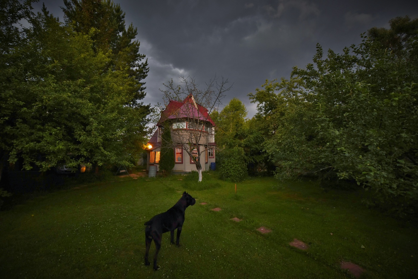 "Чу! Гром гремит - гроза идет ..."