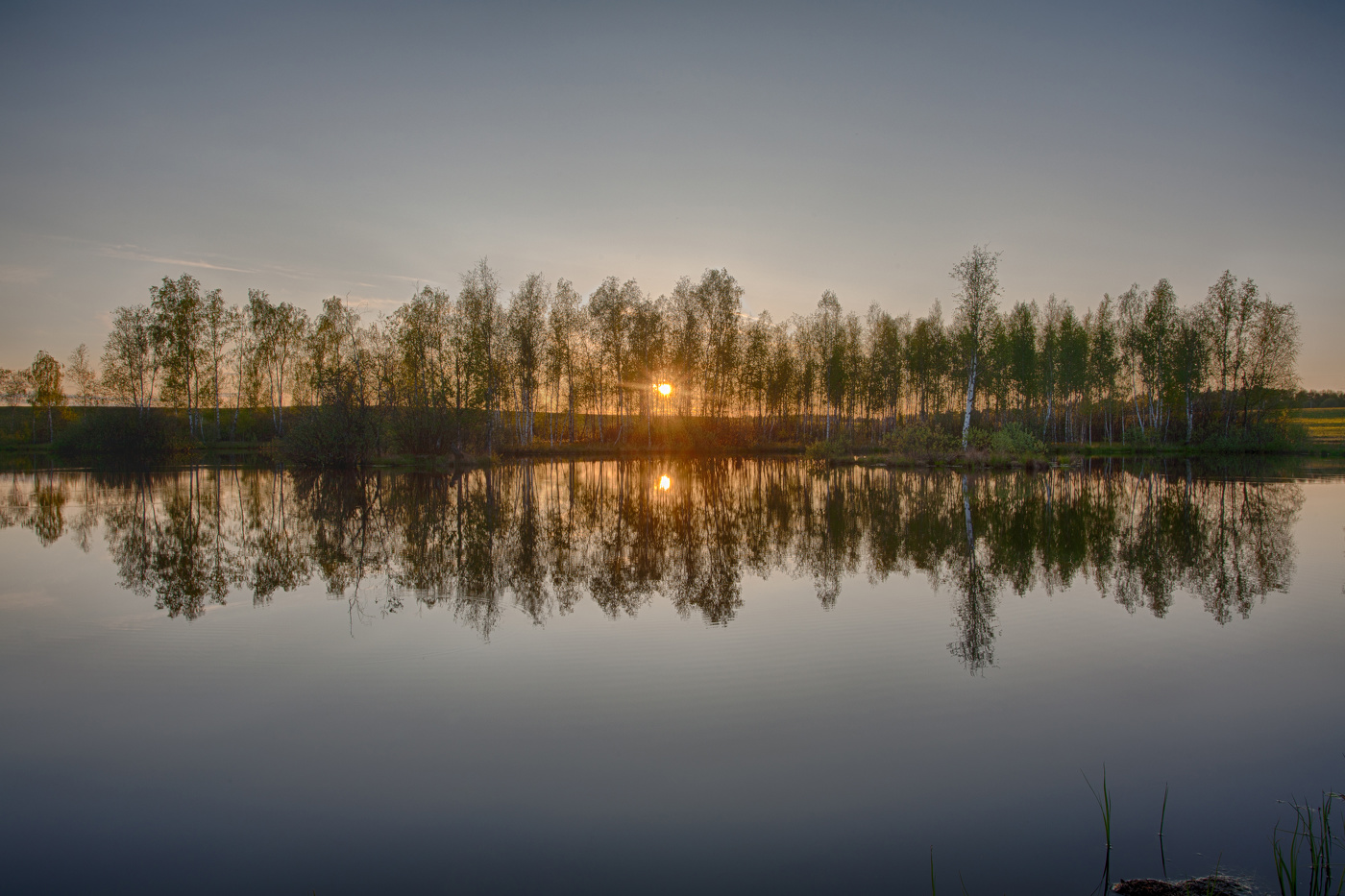 Озеро как зеркало