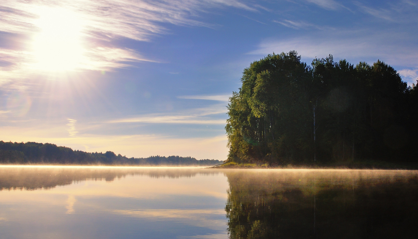 Июльское утро.