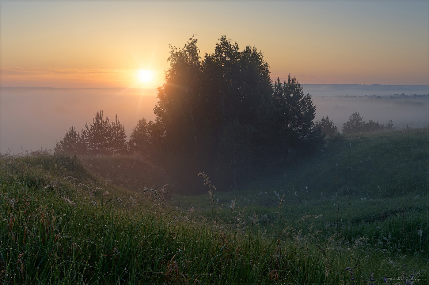 Солнце в тумане