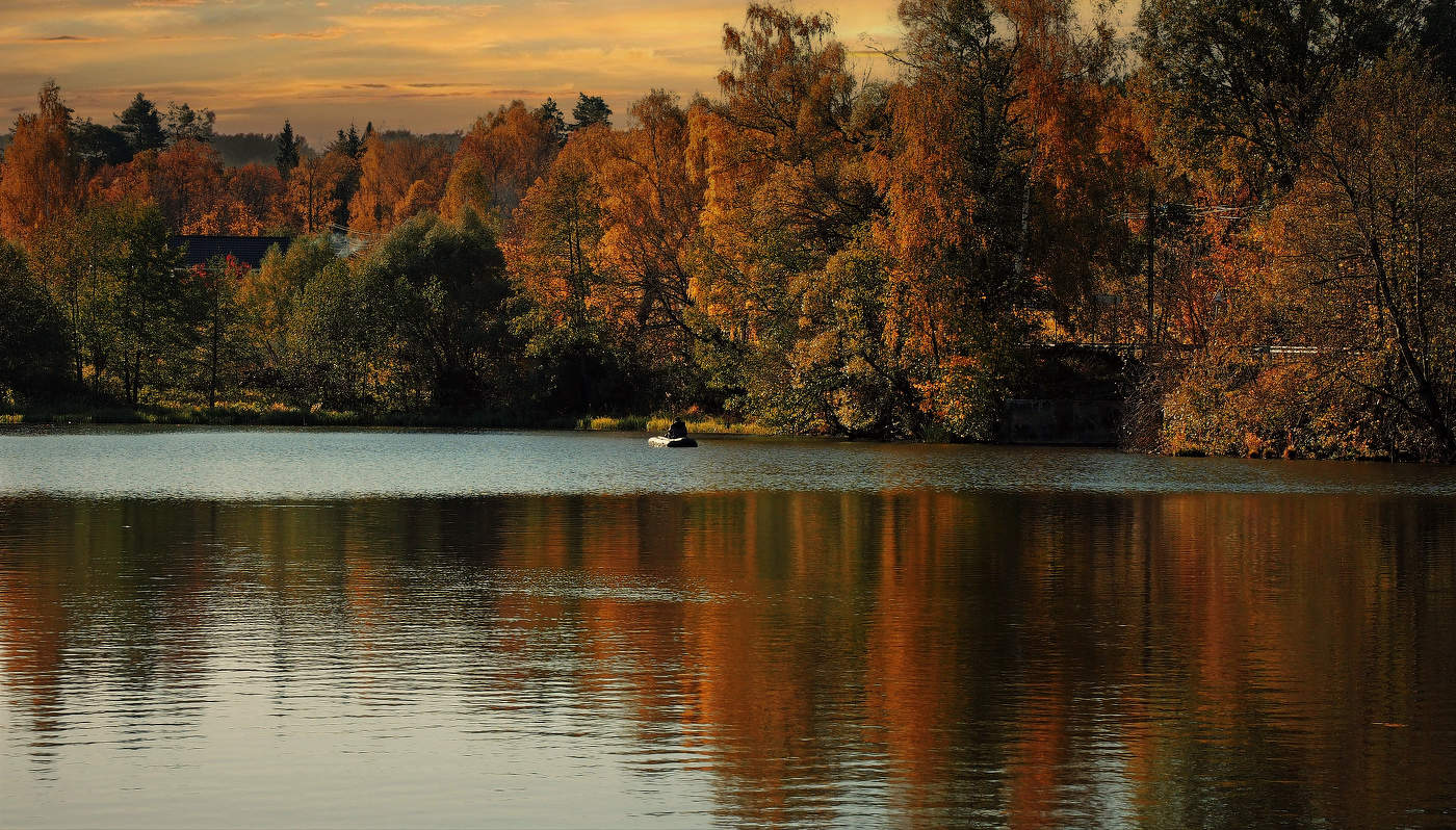 Осенний вечер на Вырке.