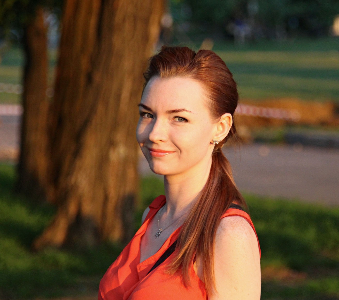 Портрет на закате