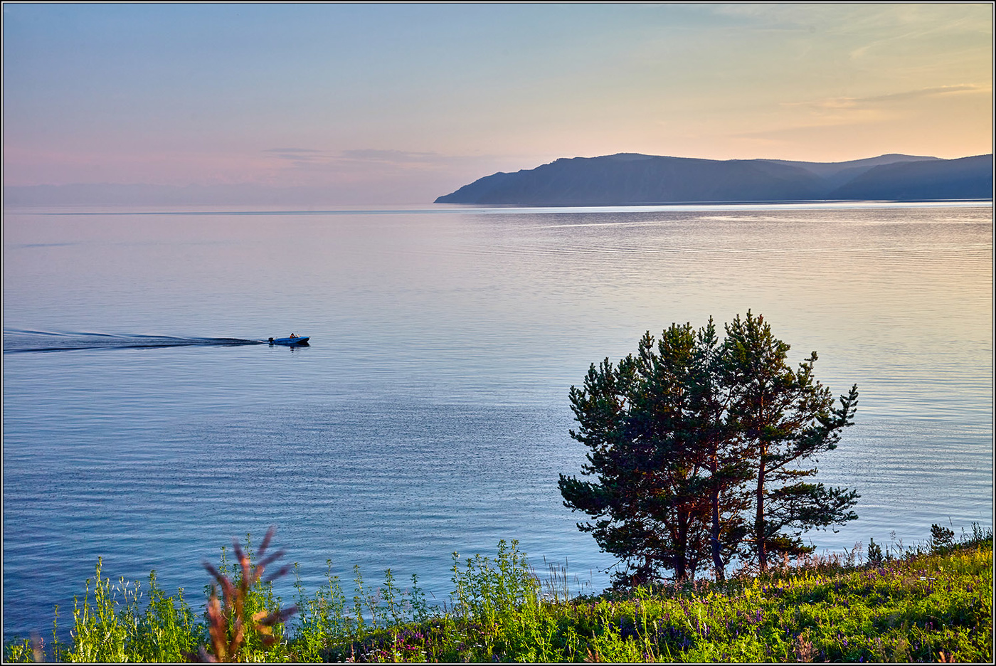 На Байкале.