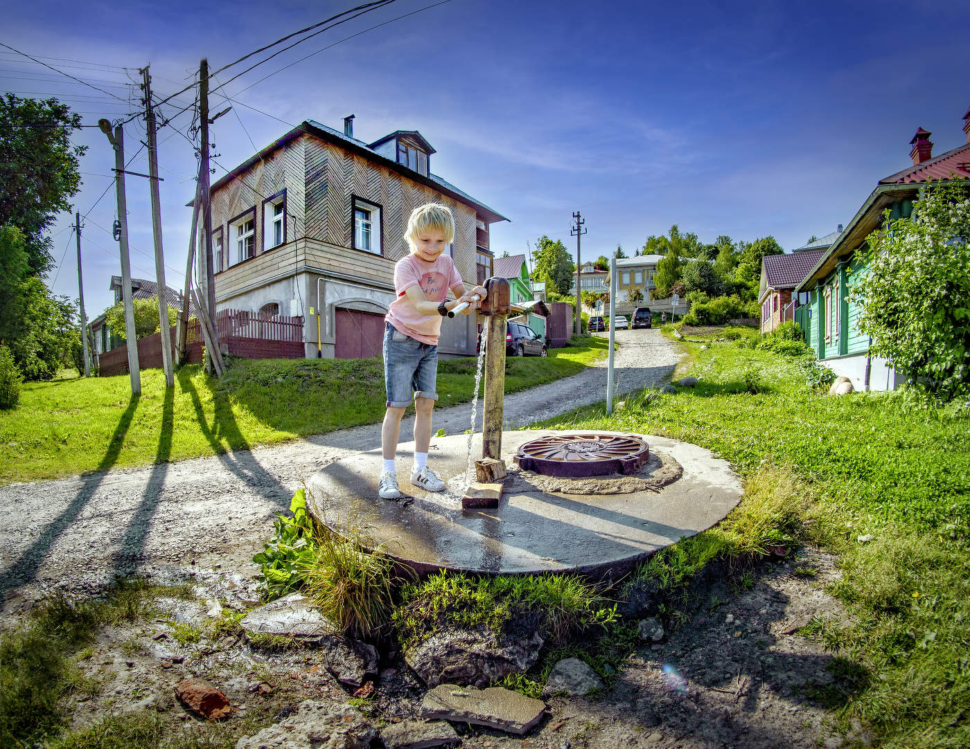 "Городской" у колонки