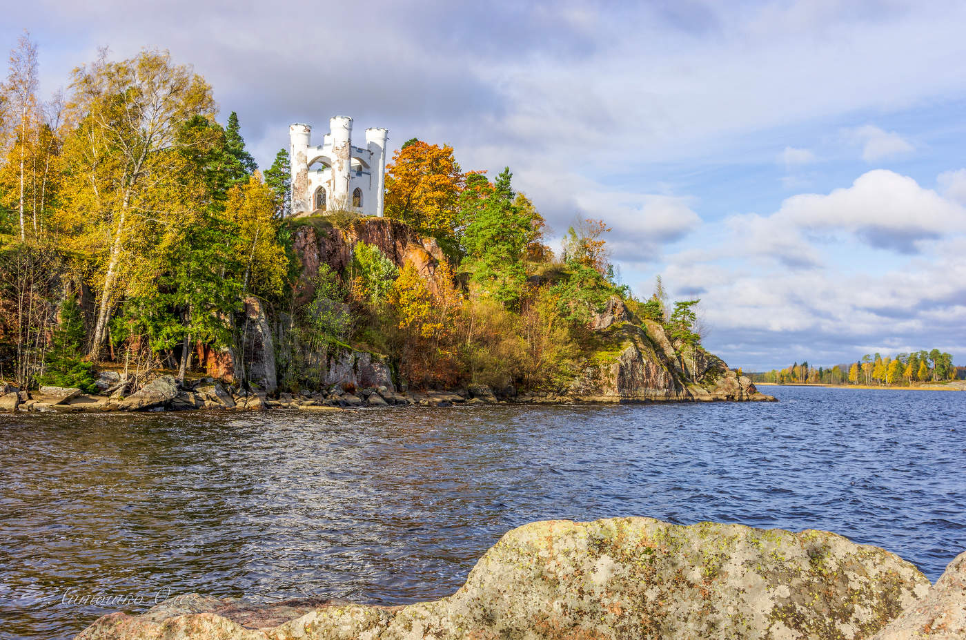 Парк Монрепо. Выборг осенью.