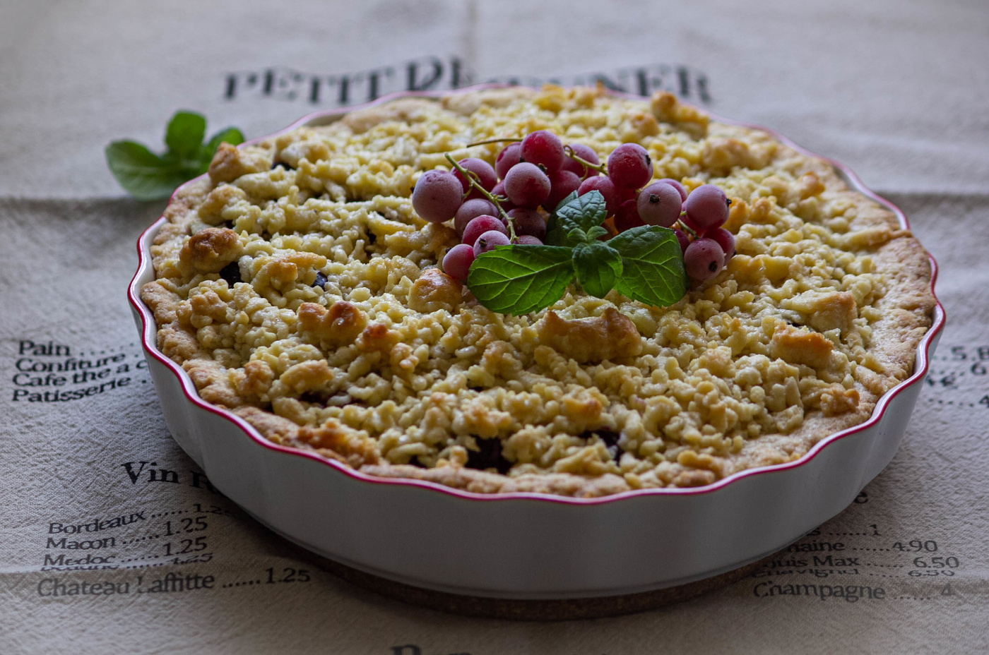 Ягодный пирог