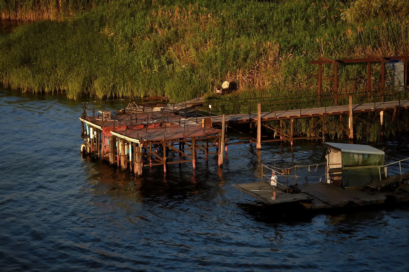 В лучах заката