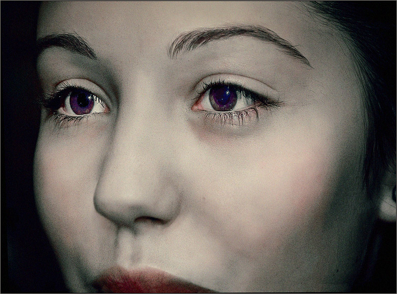 Портрет с неправильным балансом белого...