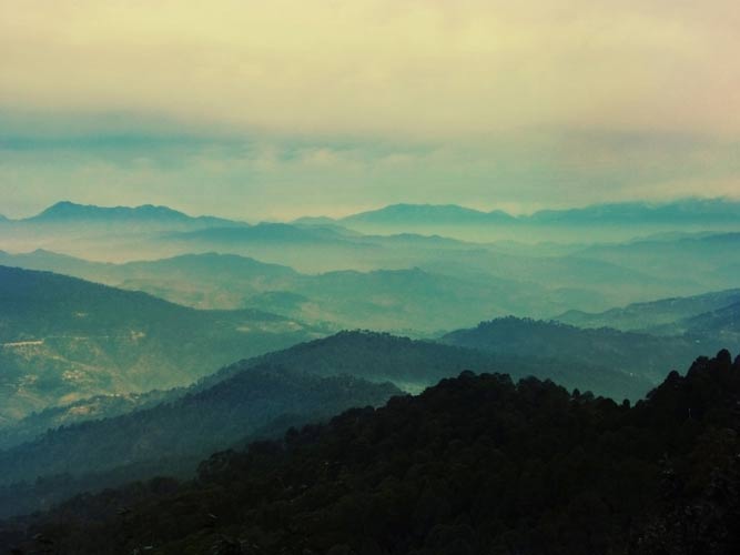 рассвет в Гималаях