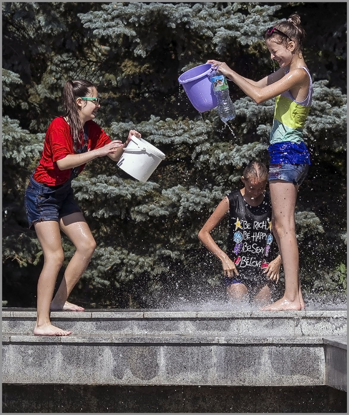 Жаркое лето