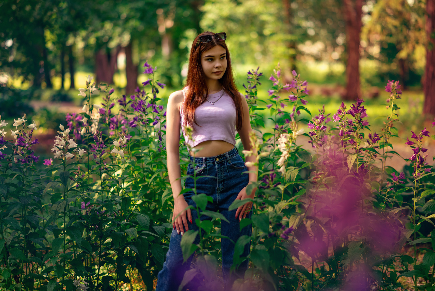 В колокольчиках