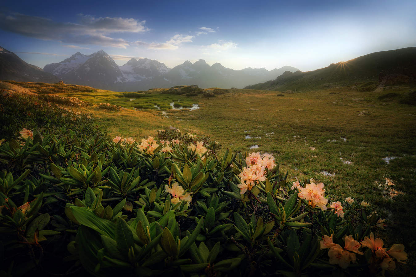 В горах Кавказа..