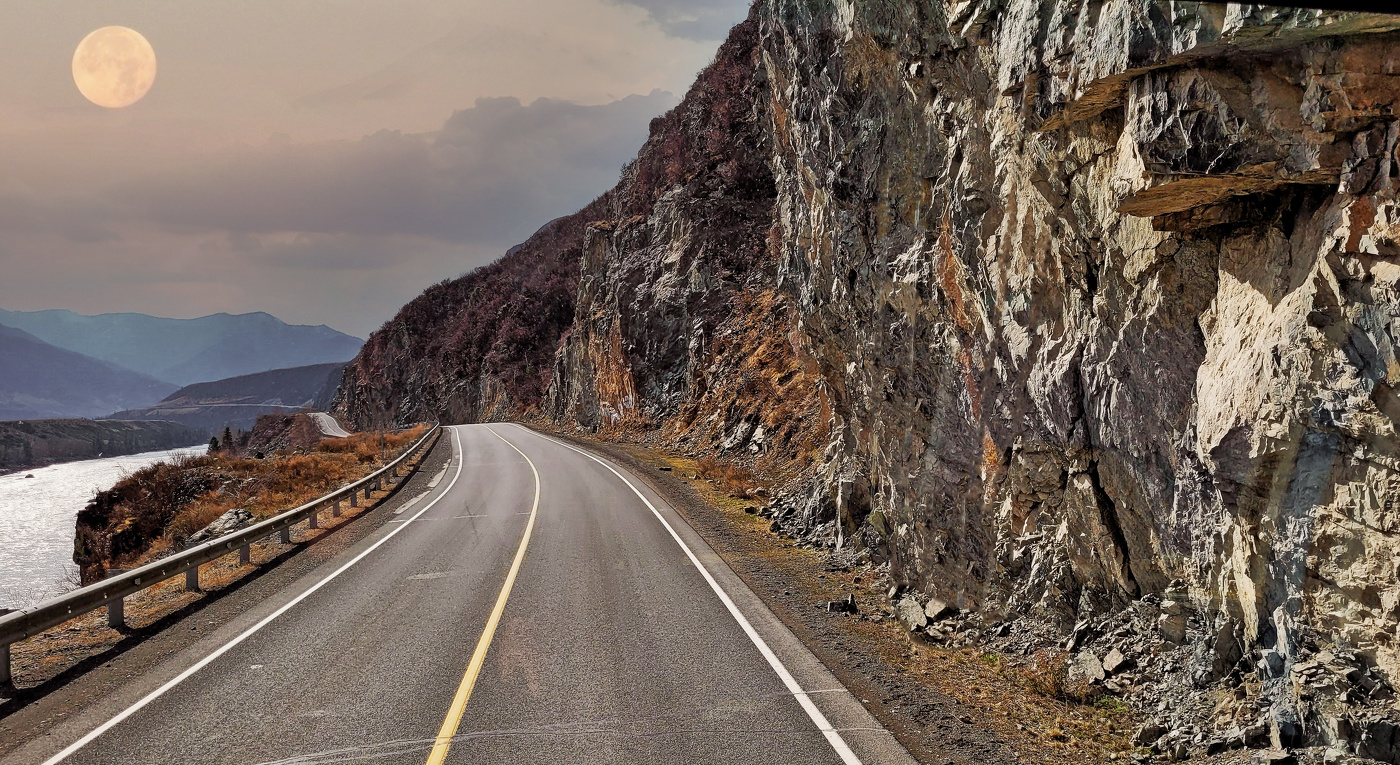 По Чуйскому тракту.