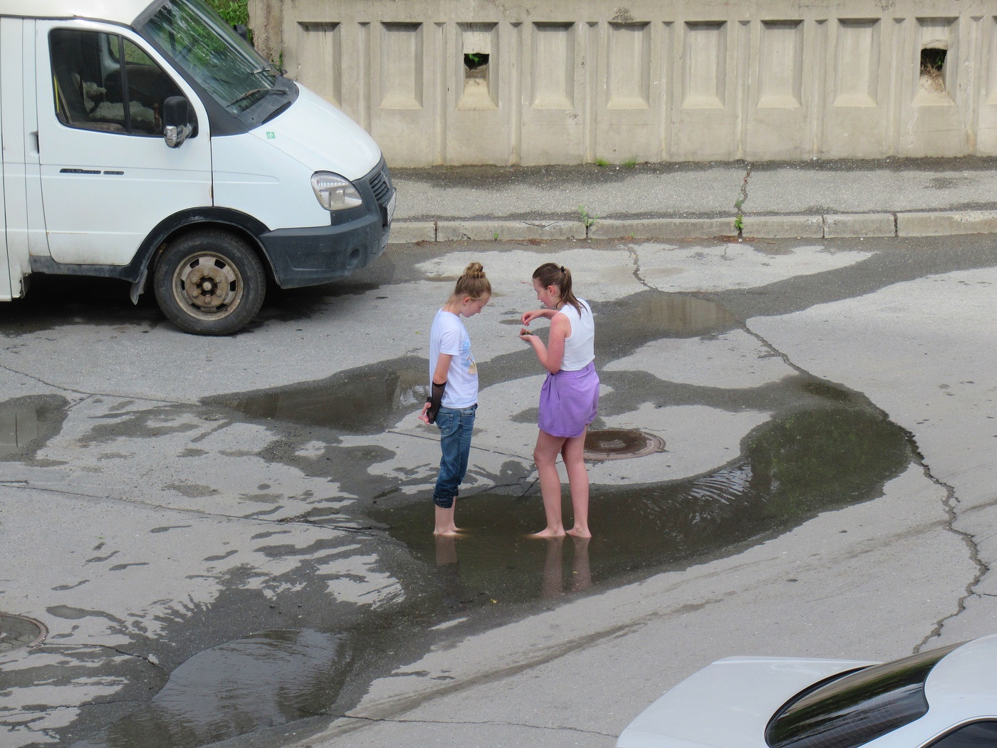 А просто летний дождь прошёл
