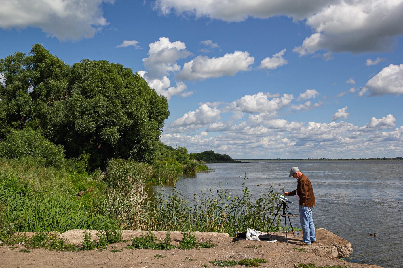 Облака плывут...