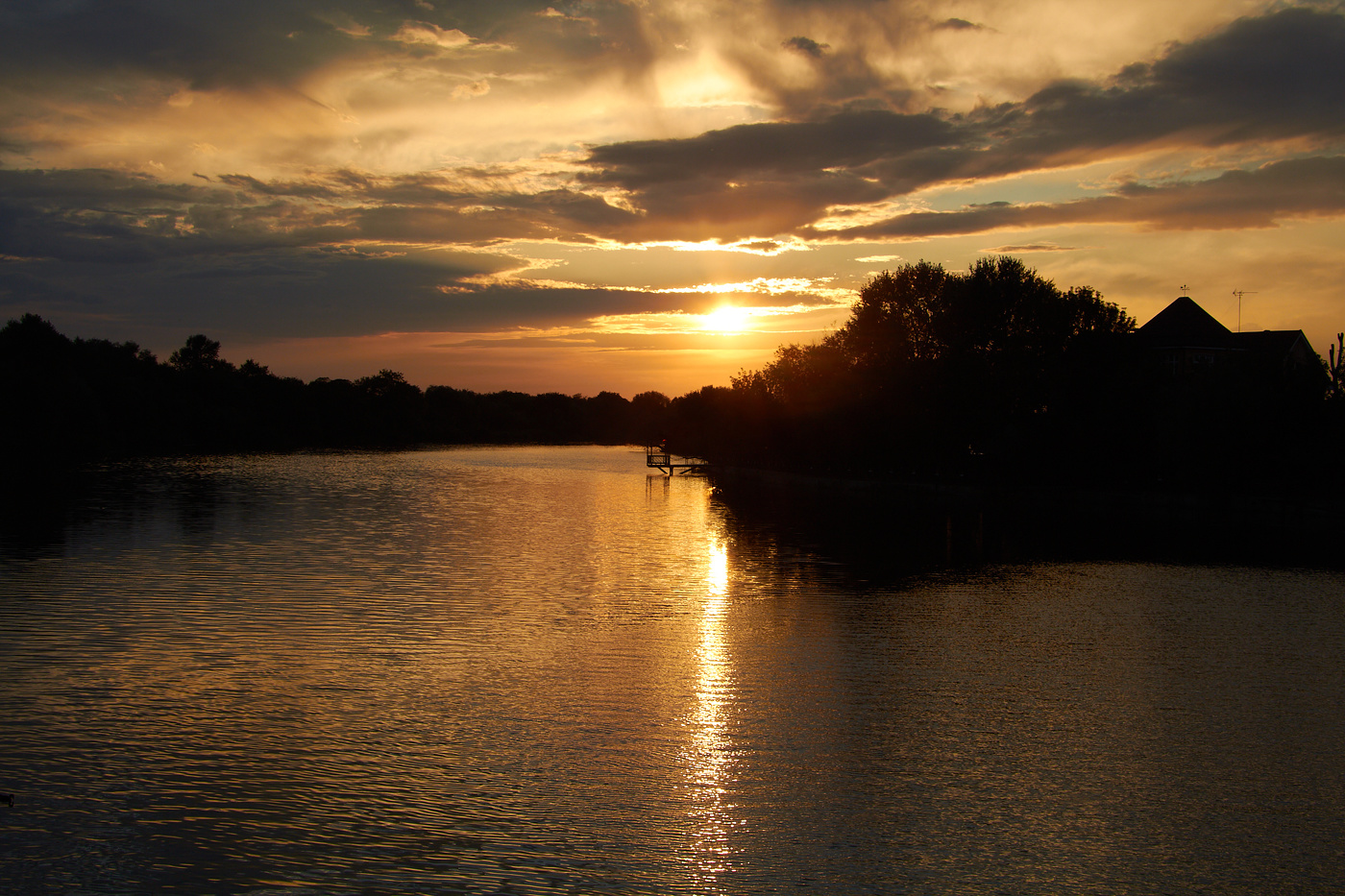 В тиши заката