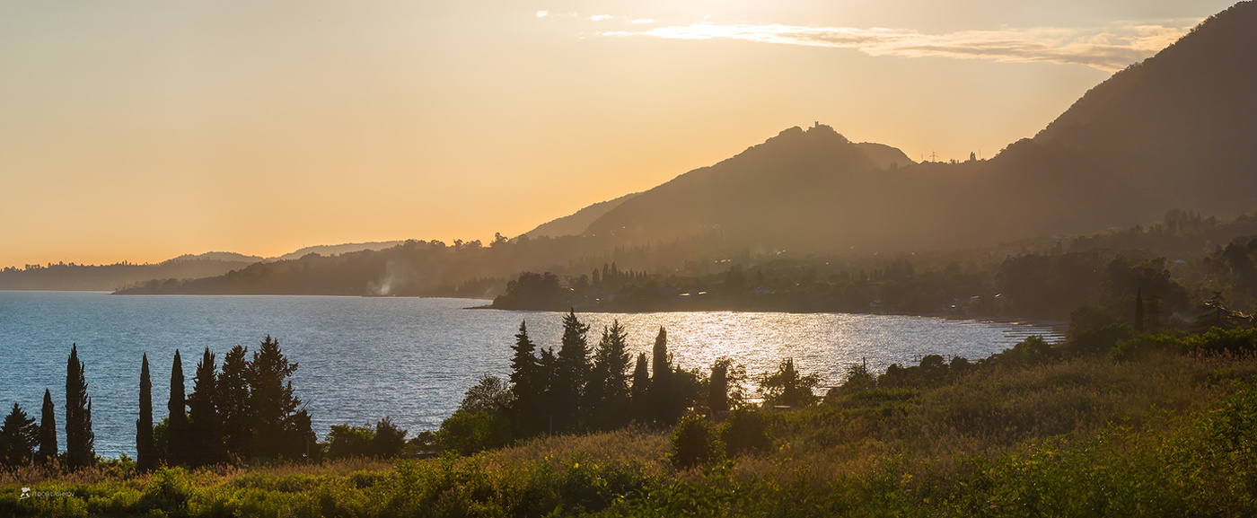 Бухта на закате