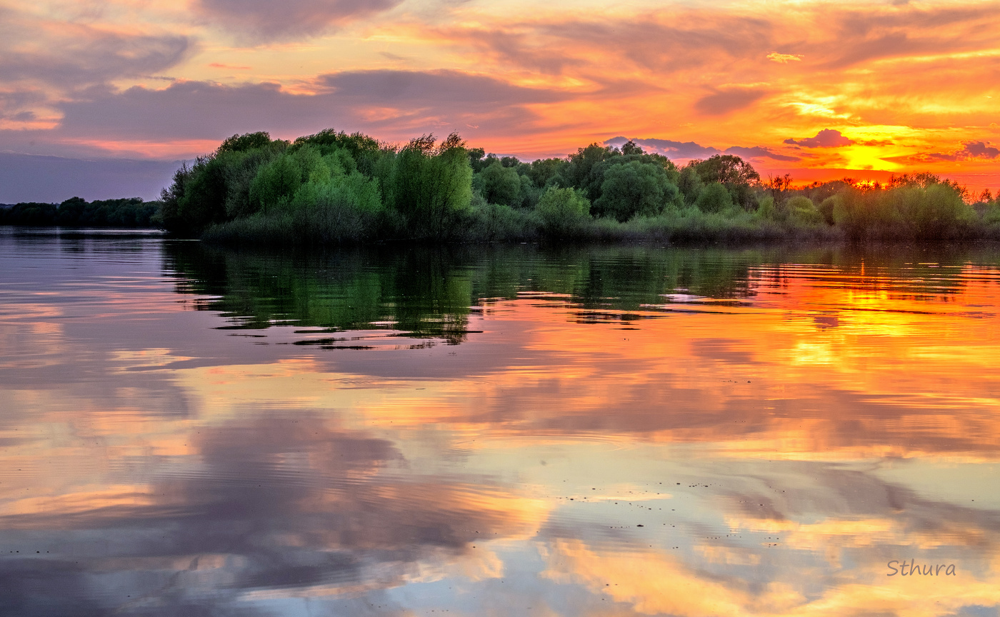 Вечер на Оке.