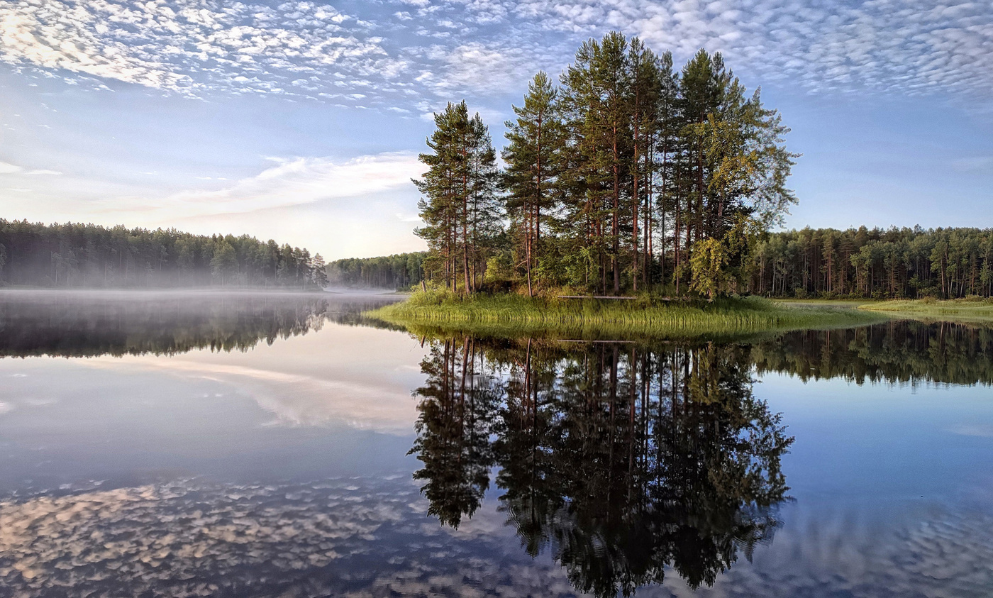 Тихое утро.