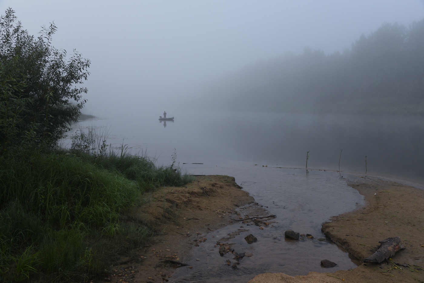 На рассвете ...