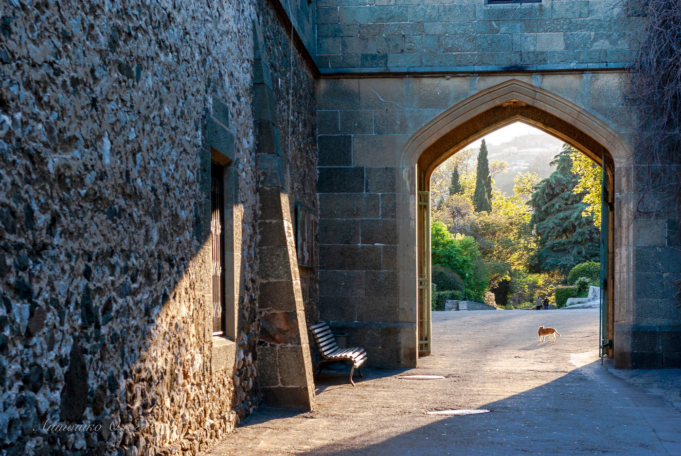 Дворец графа Воронцова в Алупке.