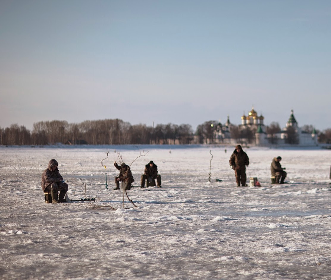 Зимняя рыбалка в пределах города