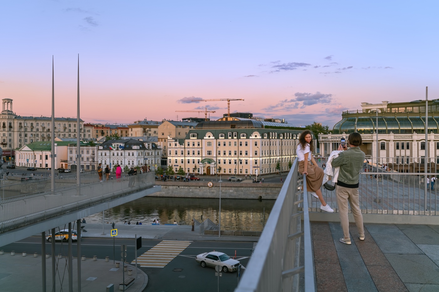 На вечерней прогулке