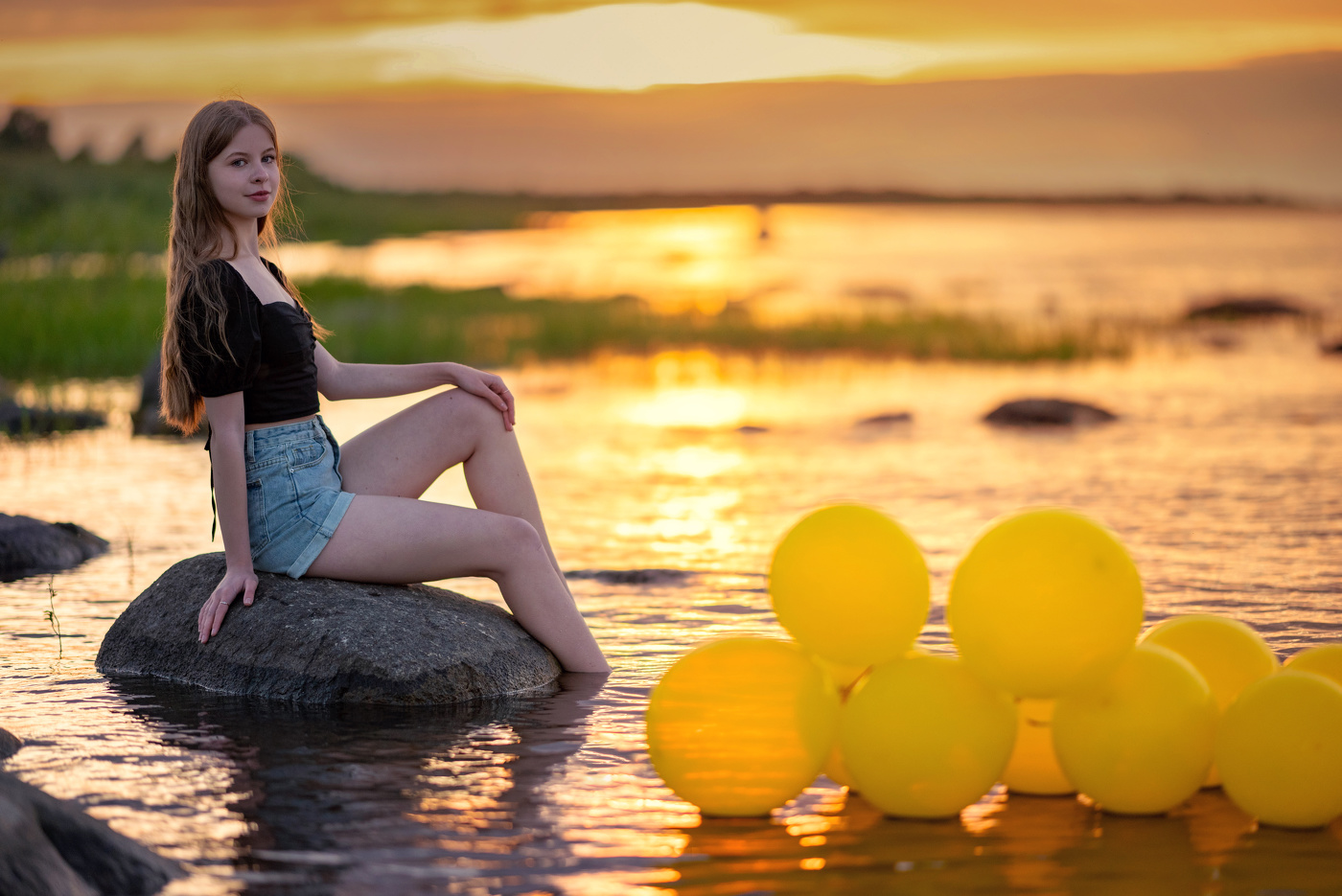 Жёлтый закат