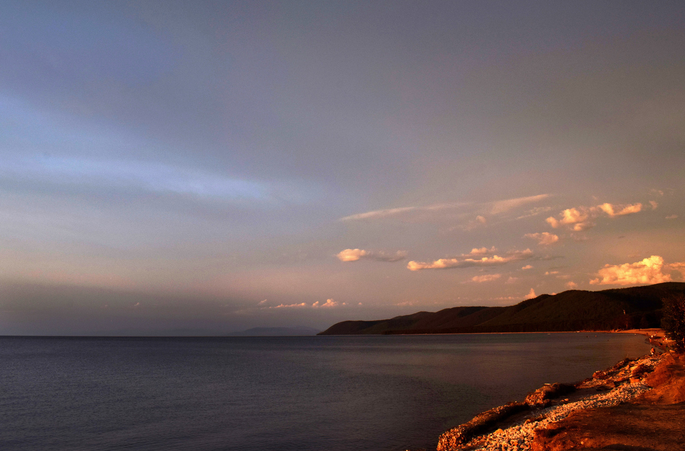 В вечернем солнце