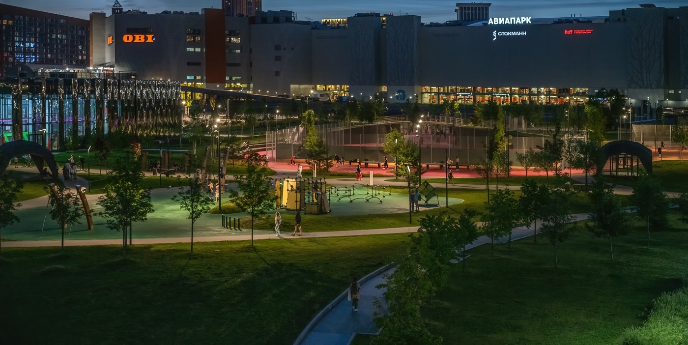 Ходынка вечером