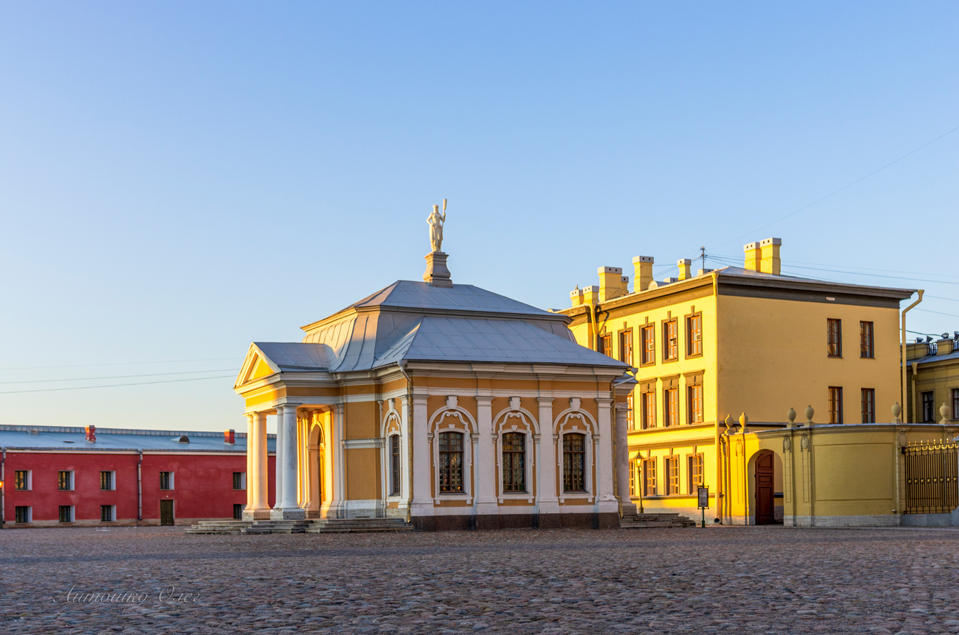 Ботный домик. Закат.