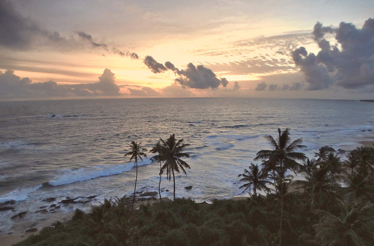Вечер на берегу Индийского океана