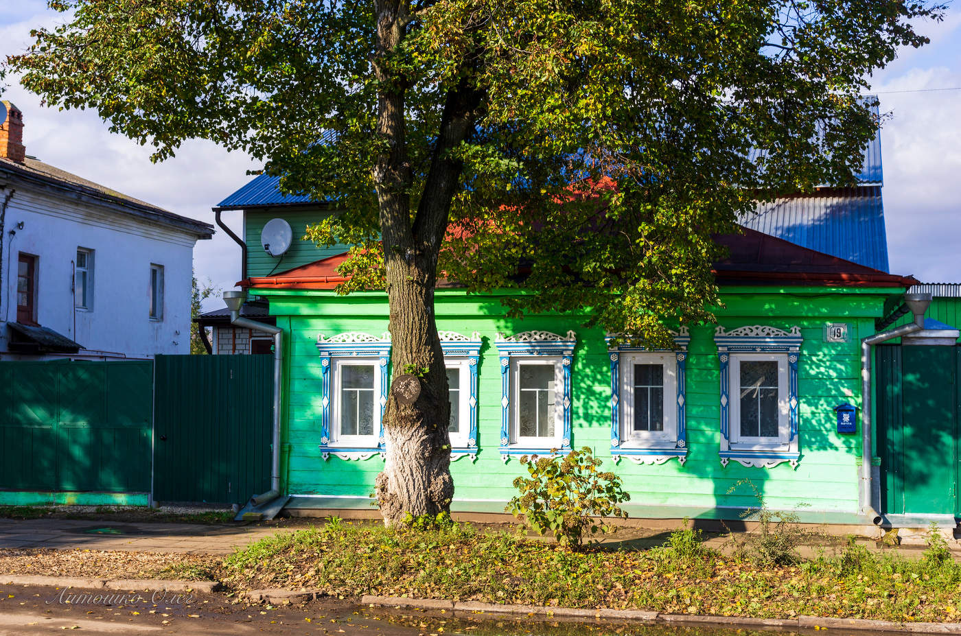 Город Суздаль осенью.