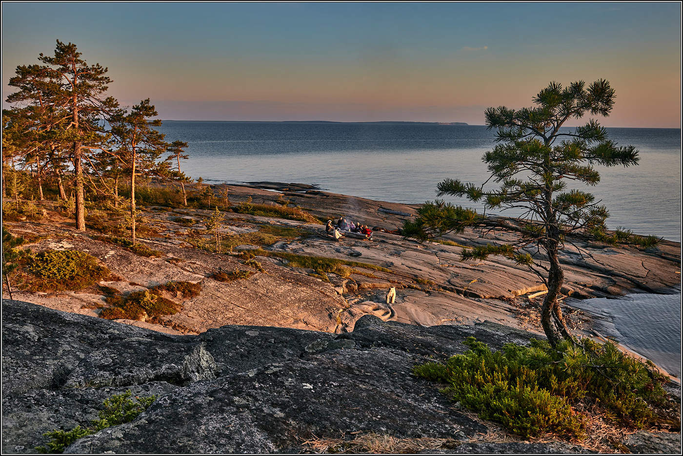 На беломорских островах.