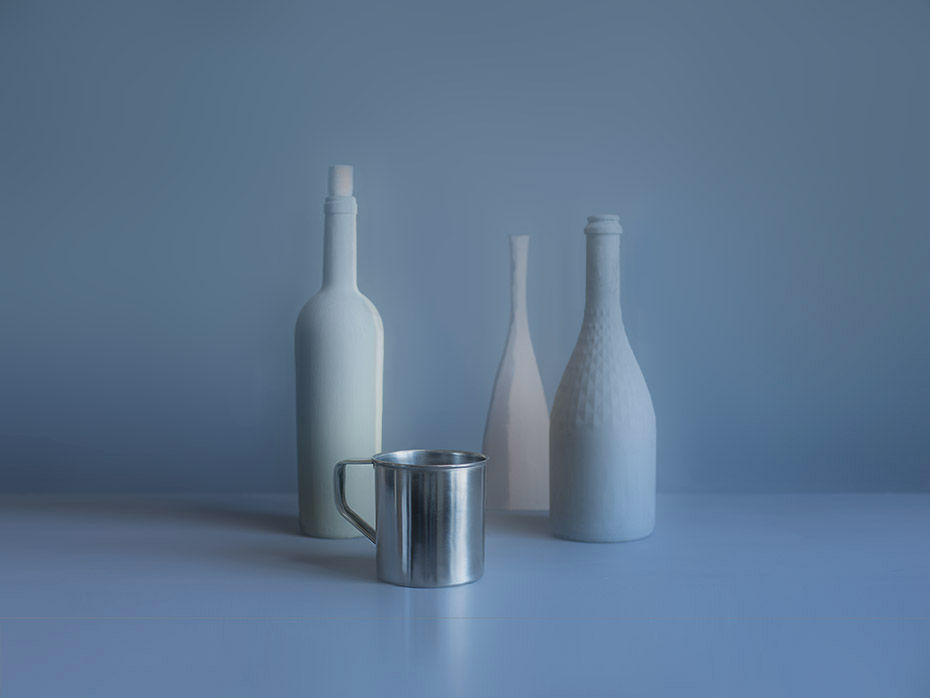 голубой натюрморт