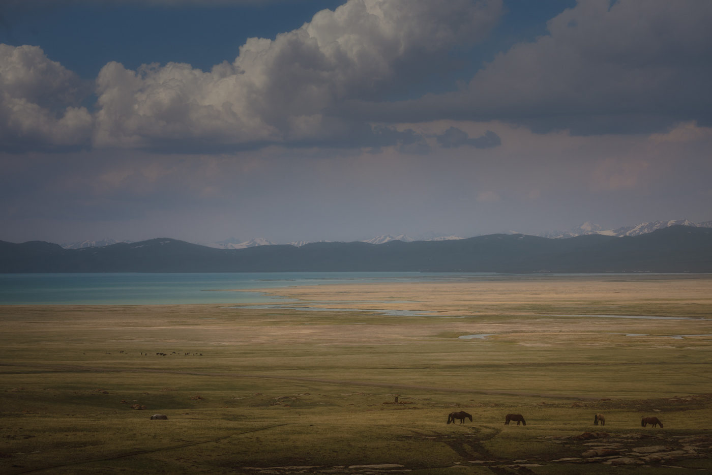 По дороге на озеро Сон-Куль