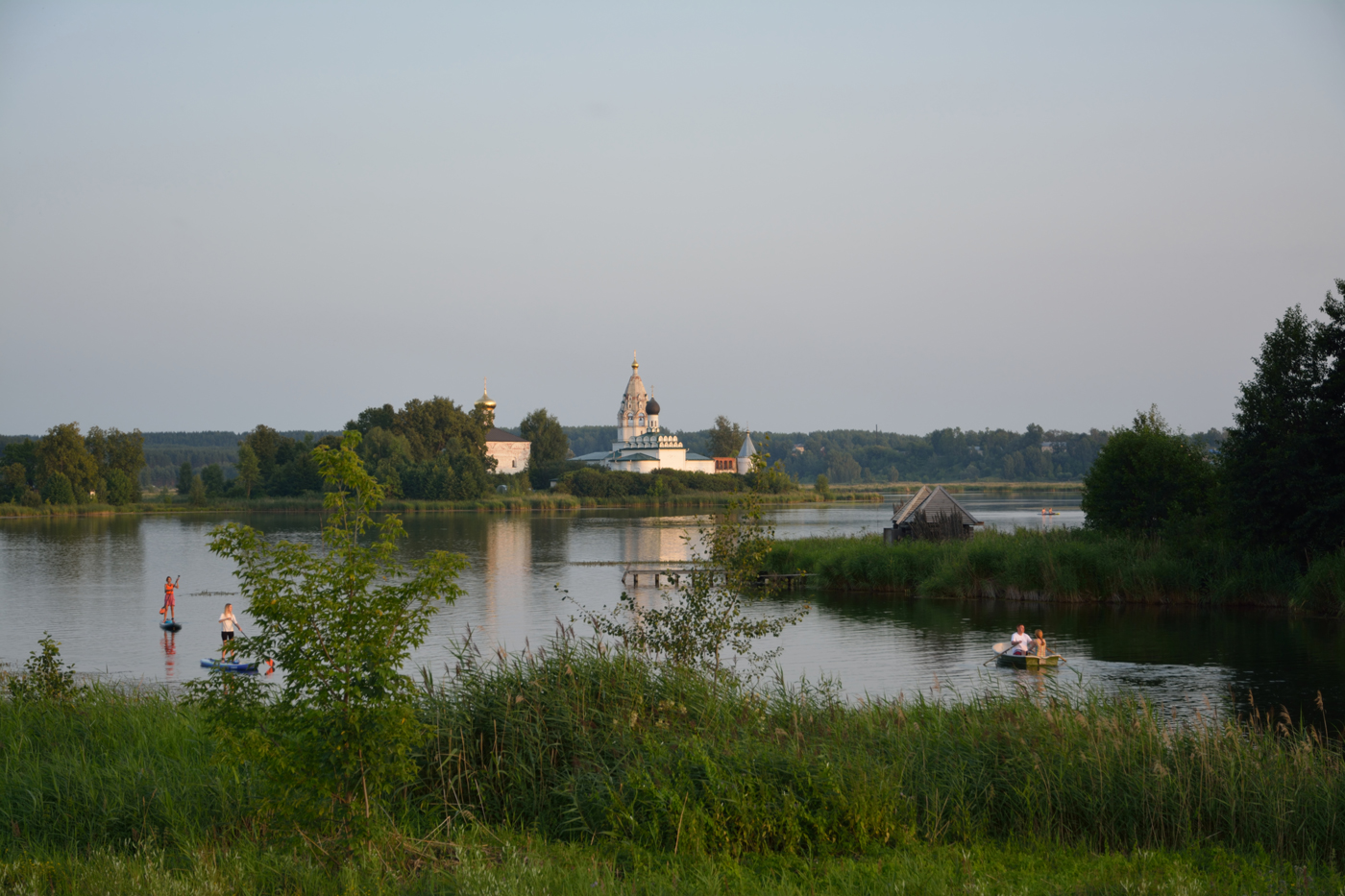 вечер на озере