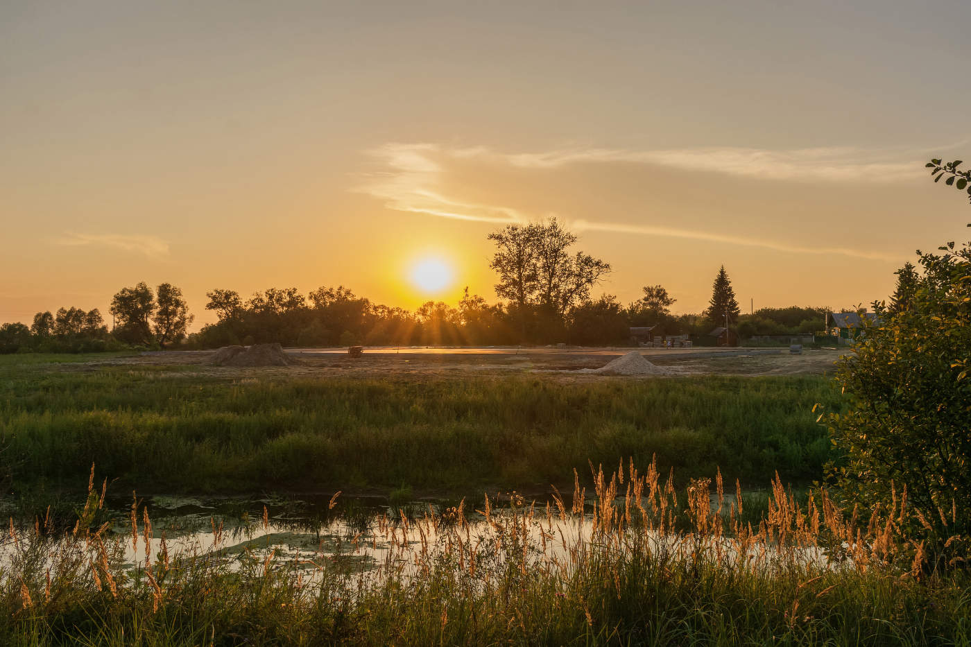 Август. Вечерний свет...