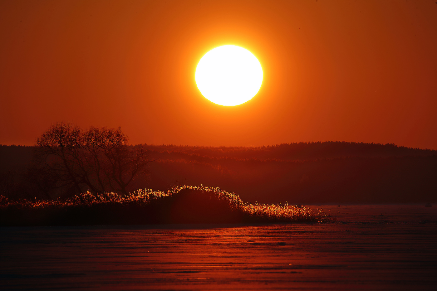 зимний закат