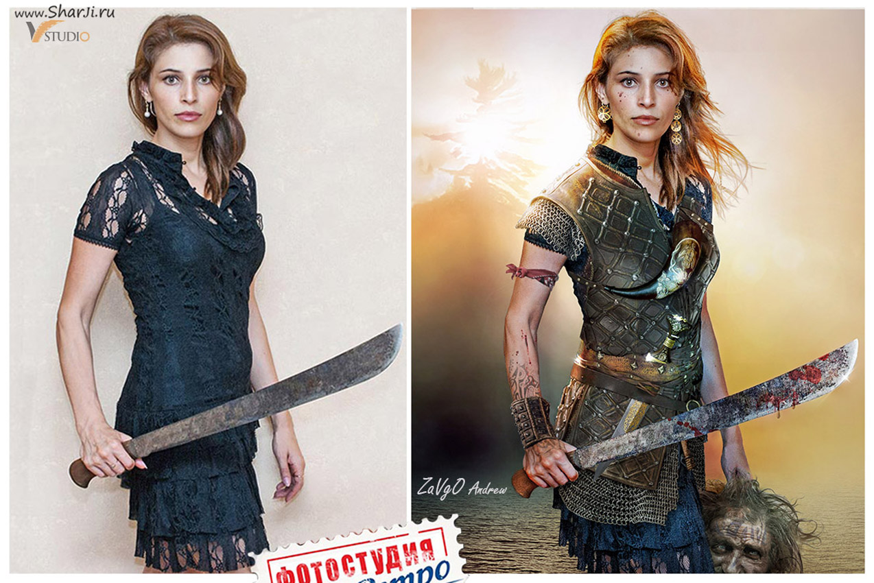 Фотосъёмка, ретушь, фотоманипуляция до и после Фотошоп